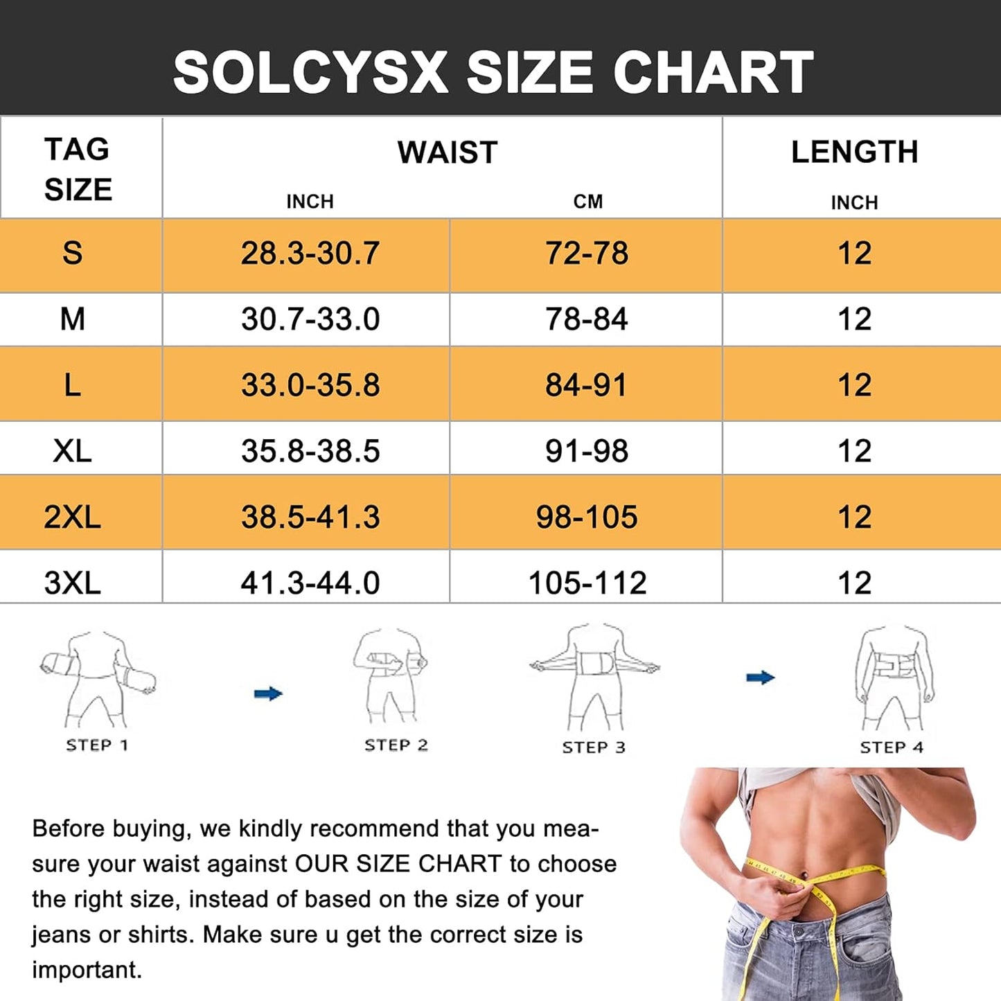Waist Trainer for Men Lower Belly Fat Waist Sweat Belt for Belly Burner Workout Trimmer Tummy Control Shapewear (Black, X-Large)